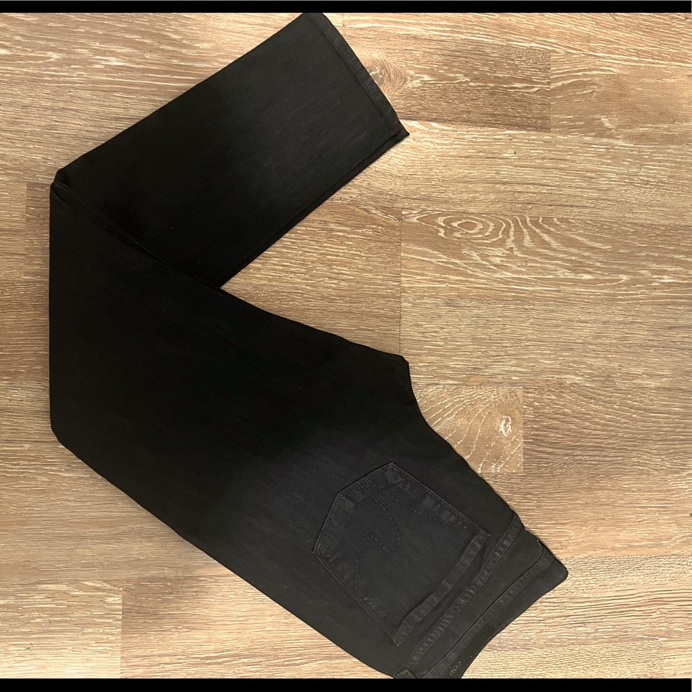 CITIZENS OF HUMANITY Black Straight Leg Jeans